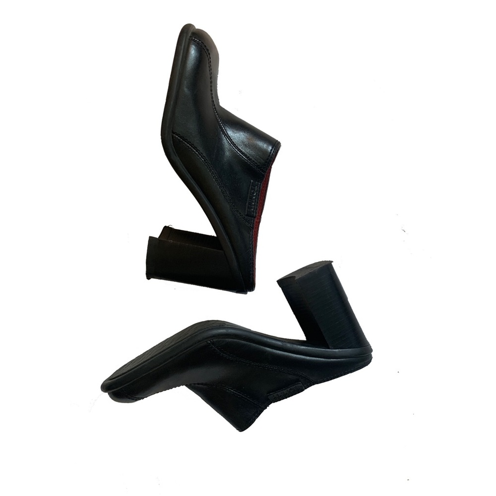 Tommy Hilfiger Brown Chunky square toe mule
